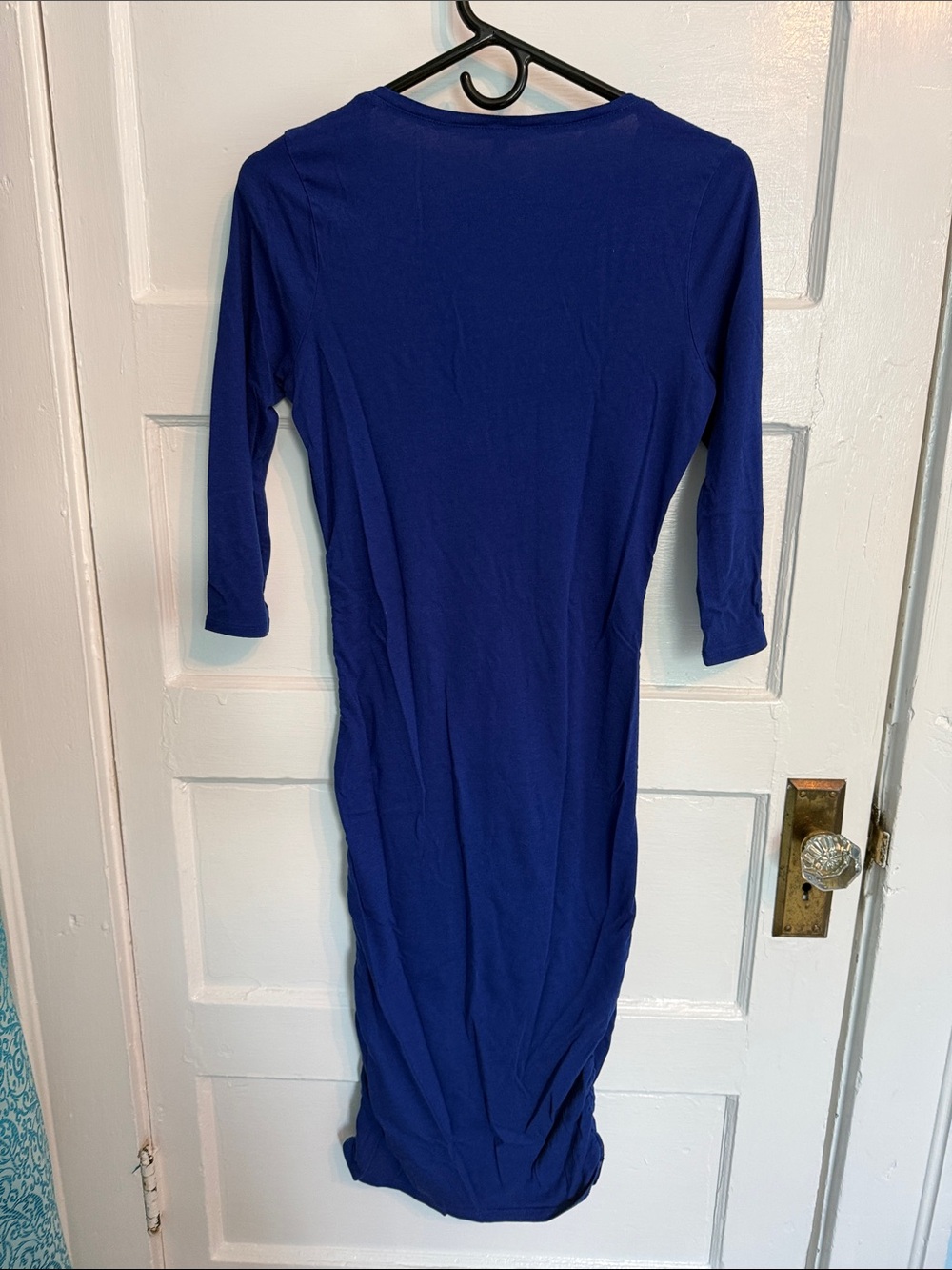 Express Women's Cobalt Blue Scoop Neck Midi Dress - Picture 4 of 4